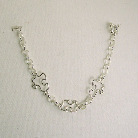 B0264 - Sterling Silver Puzzle - 7.5"