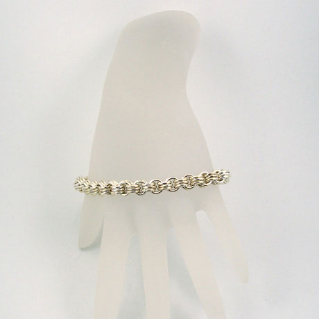 CM0003B 3 in 3 bracelet SS 5mm 7.5" - Click Image to Close