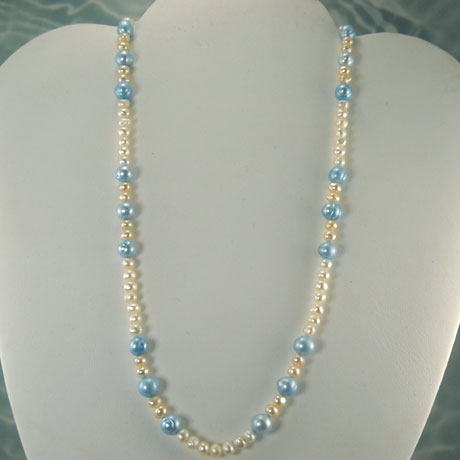 N0097 - Blue Pearl Accent 17"