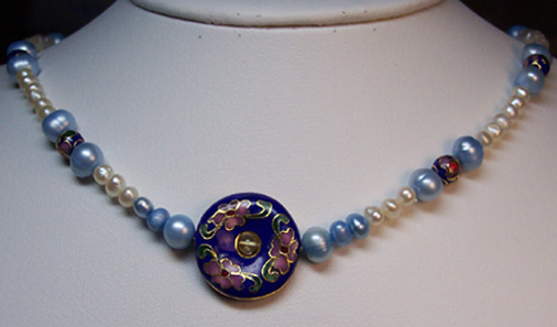 N0137 - Tea Time in the Orient Necklace - 14-16"