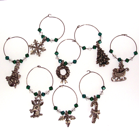 WC027SW - Christmas in Silver - 8 pcs - Click Image to Close